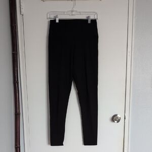 NWT PINK By Victoria's Secret Classic Black Women's Cotton Leggings Size M